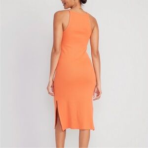 Old Navy Halter Ribbed Midi Dress